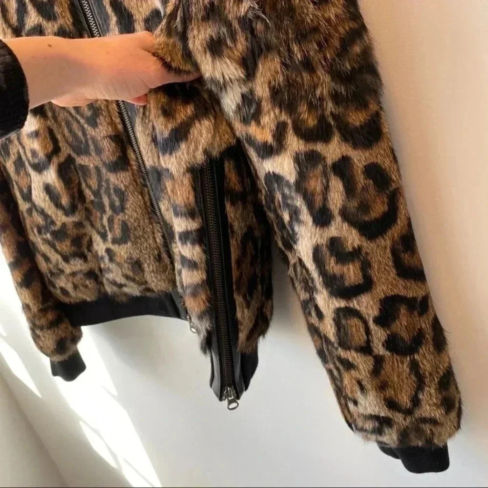 Pam and Gela Leopard Rabbit Bomber - Picture 12 of 14